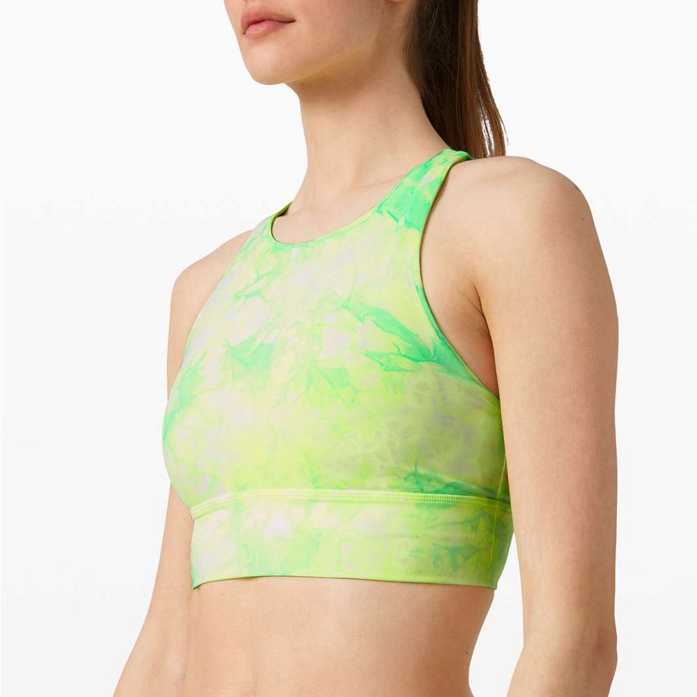 Energy Bra High Neck Long Line Shibori *Medium Support B-D